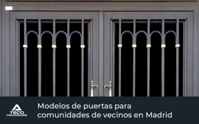 Modelos de puertas para comunidades de vecinos en Madrid