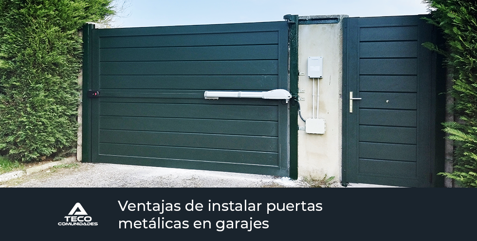 Ventajas de instalar puertas metálicas en garajes
