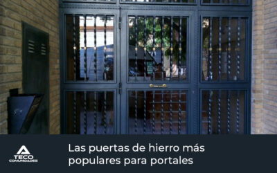 Las puertas de hierro más populares para portales