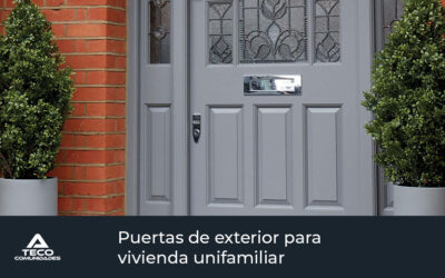 Puertas de exterior para vivienda unifamiliar