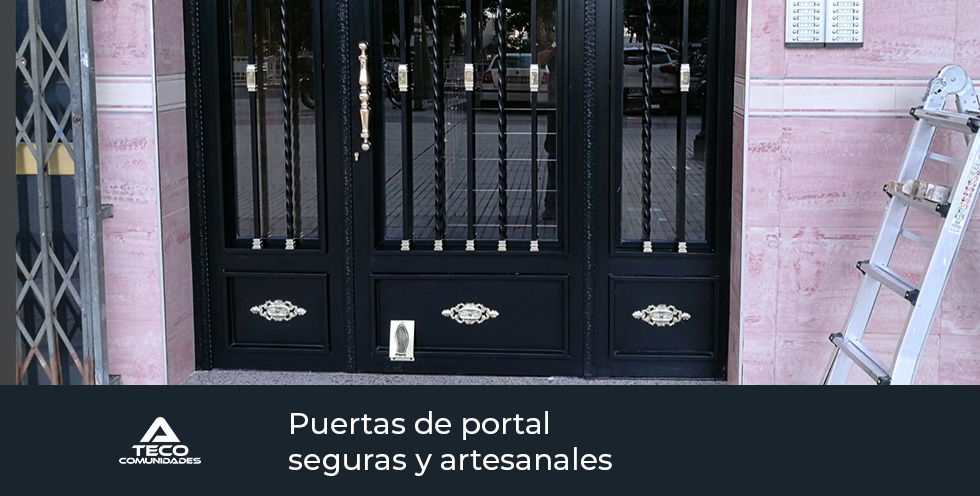 Puertas de portal seguras y artesanales