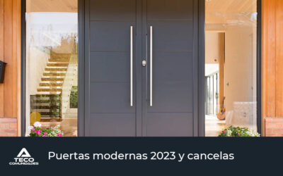 Puertas modernas 2023 y cancelas